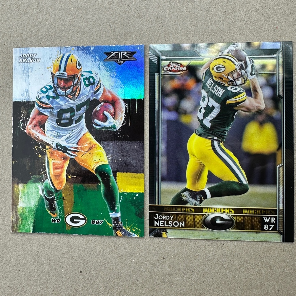 (7) Aaron Rodgers Packers cards w/ Clay Matthews and Jordy Nelson lot of 12 - Picture 10 of 15